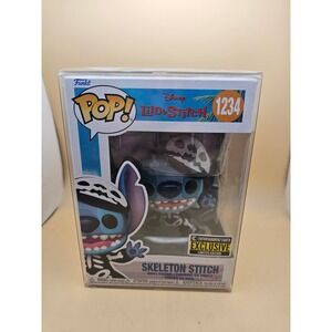 Funko Pop Skeleton Stitch Limited Edition Exclusive 1234  Disney Lilo Stitch